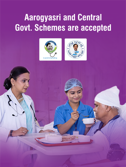 Aarogyasri and Central Govt. Schemes are accepted